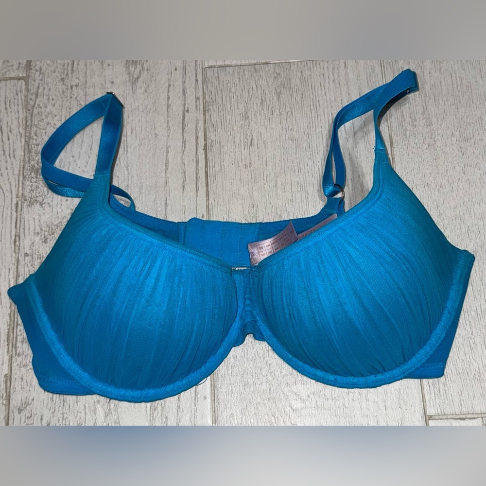 Savage X Fenty Blue Balconette Bra 34D/Gently Used